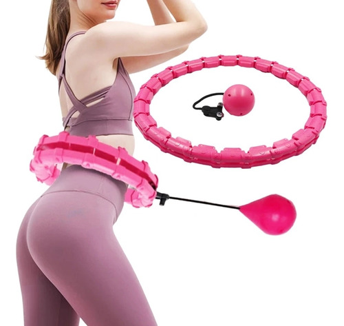 Aro Abdominal Ajustable Deportivo Hula Hoop De Cintura Delga