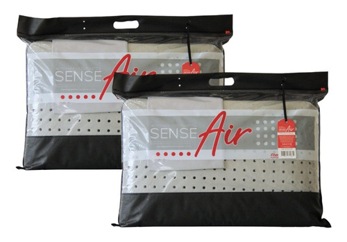 Combo 2 Almohadas Inteligente Fiberball Sense Air Estandar