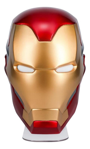 Lampara Decorativa De Escritorio Mascara De Iron Man Marvel Color De La Estructura Rojo