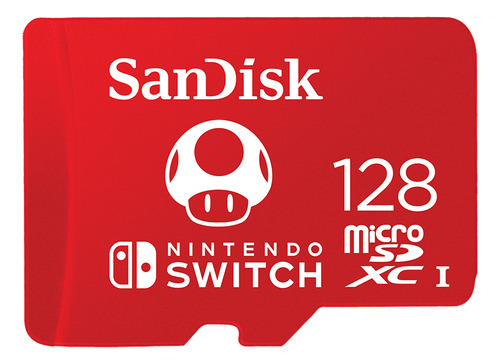 Cartão Memória Microsdxc 128gb Nintendo Switch Sandisk
