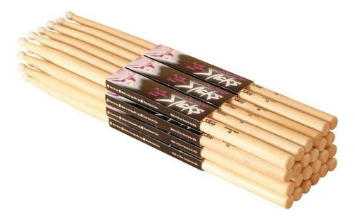 Baquetas Con Punta De Nailon Hickory 5a On-stage, 12 Pares