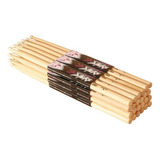 Baquetas Con Punta De Nailon Hickory 5a On-stage, 12 Pares