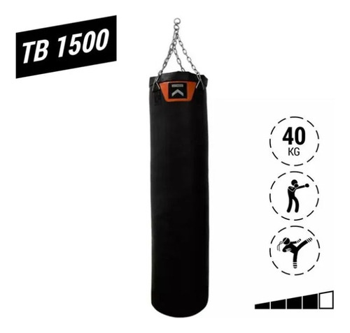 Saco De Pancada Boxe Adulto 40kg 150cm Com Enchimento E Luva