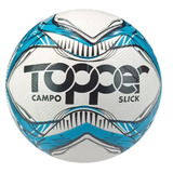 Bola De Futebol De Campo Slick 2020 Topper Branco/azul/preto