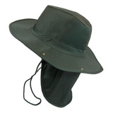 Sombrero Safari Proteccion Sol Cuello Solapa Pesca Deporte