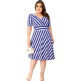 Vestido Modesto Midi Rodado Soltinho Plus Size Festa G1 A G5