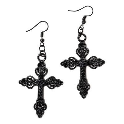 Pendientes De Cruz Gótica Regalo De Joyas Femeninas