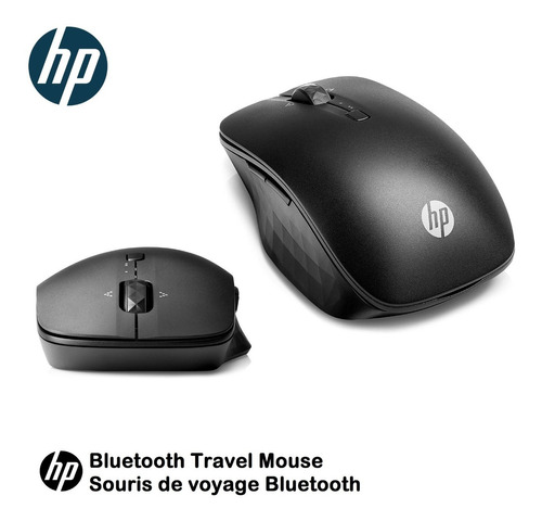 Mouse Travel Hp  |  Bluetooth  |    Ideal Para Viajes  Negro