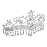 Diadema De Estilo Árabe Con Forma De Tiara De Novia Con Borl