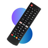 Controle Remoto Compativel Tv LG Smart Netflix Linha Akb 75