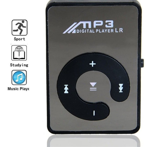 Digital Mp3 Player Con Auriculares Y Cable Usb.