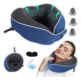 Cómodo Cojín Para Cuello, Almohada De Viaje De Espuma Viscoe