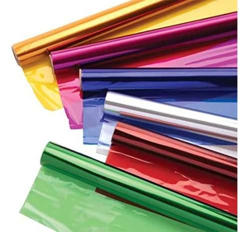 Papel Celofán Stiko 70 X 90 Cm Varios Colores Pack X 10 