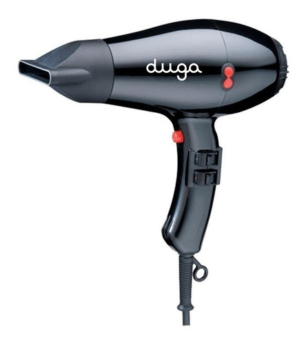 Secador De Pelo Profesional Duga Compacto 3000 (negro)