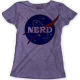 Nerd Nasa Blusa Dama I Rott Wear