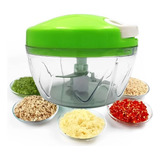 Triturador Manual Processador Alimentos Legumes Grande 500ml