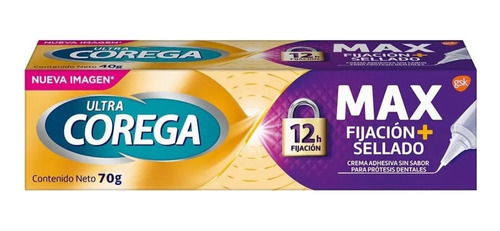 Corega Ultra 70g Sin Sabor Máximo Sellado