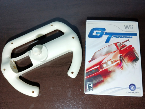 Gt Pro Series Nintendo Wii Original Con Manual + Volante (: