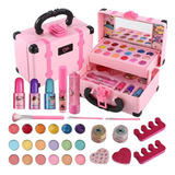 Caja De Juguetes Cosméticos Para Niños Princess Makeup Z