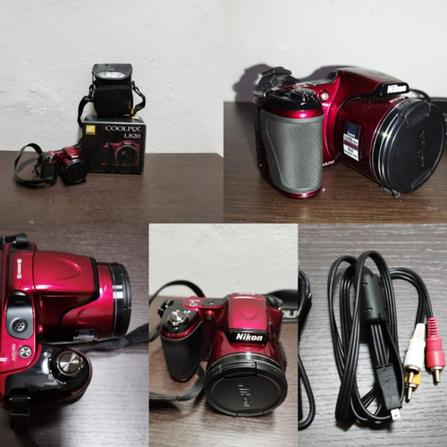  Nikon Coolpix L810 Compacta Avanzada Color  Rojo