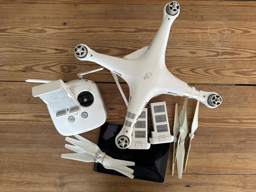 Drone Phantom 3 Advance C/2 Baterías + Tablet Y Mochila