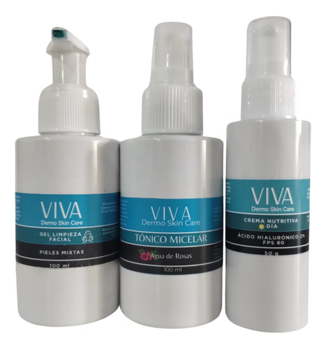 Kit Facial Trio Piel Perfecta (limpia+hidrata+protege Fps)