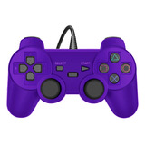 Joystick Con Cable Usb D-shock Analogo Dblue Dbc1001 Morado