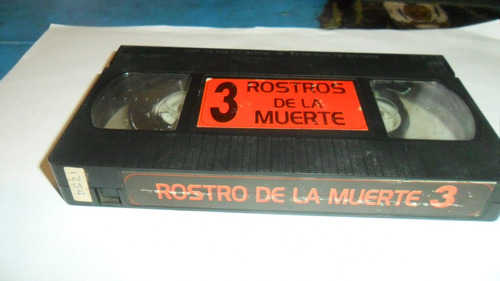 Vhs Rostros De La Muerte 3