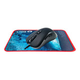 Combo Gamer Mouse + Pad Bkt Spartan Mp45 Gaming 7d Iluminado