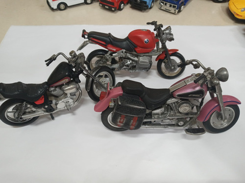 Lote 3 Miniaturas Moto 1/12 Saico Defeito #2g102