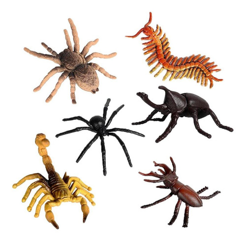 Figuras De Insectos De Plástico Variados Insectos Fiesta De