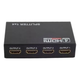 Multiplicador Splitter Hdmi 1x4 1entrada 4salidas 3d Hd Dvr