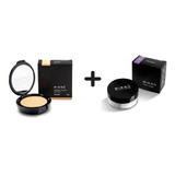 Kit Set Maquillaje Compacto+polvo Fijador Bissu Varios Tonos