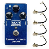 Mxr M288 Bass Octave Deluxe Pedal De Efectos Con 4 Cables De