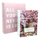 Caixa Livro Grande: Love G + Flowers M