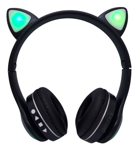 Auriculares Bluetooth Inalambricos Gamer Mic Oreja Gato Niño