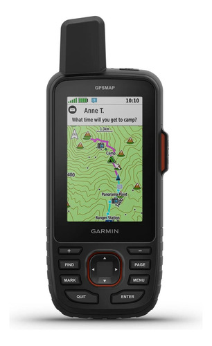 Gps Portátil Gpsmap 67i Garmin Glonass Galileo Qzss Inreach, Cor Preta