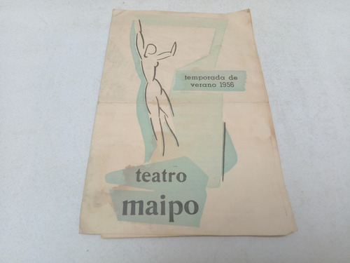 Programa Teatro Maipo Temporada De Verano 1956