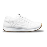 Tenis Panam Escolar Jogger Blanco Moda N°22-29dama Caballero