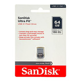Memoria Usb Sandisk 64gb Ultra Fit 3.1 - Sdcz430-064g-g46