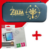 Case Capa Nintendo Switch Zelda Oled + Película De Vidro