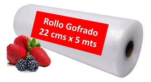 Rollo Bolsa Sellado Al Vacío 22cms X 5mts + Resistente