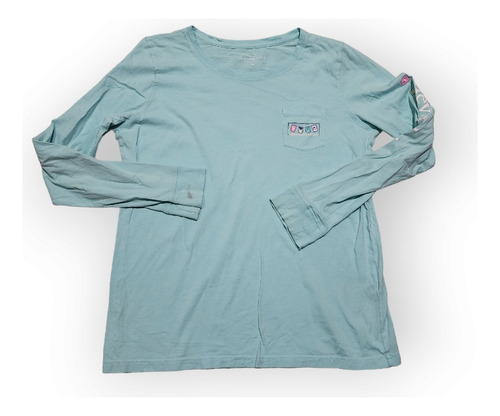 Playera Vineyard Vines Azul Claro De Mujer Talla Mediana 