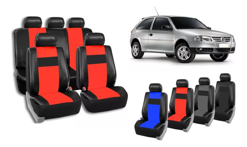 Fundas Cubre Asientos Auto Cuerina Volkswagen Gol Power Vw