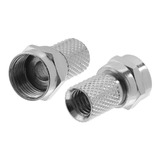 Conector Coaxial Modelo Rg-6 Pack De 10 Unidades