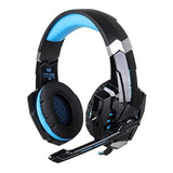 Audífonos Gamer Kotion Each G9000 Black Y Blue