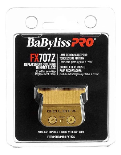 Cuchilla Gold Babyliss Trimmer Fx787 Patillera En T