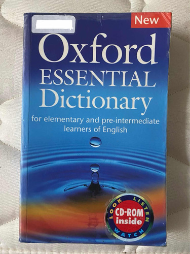 Oxford Essential Dictionary - Diccionario Ingles