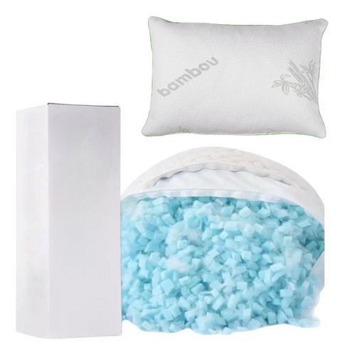 Almohada Memory Foam Set 2 Piezas Ajustable Suave Ergonomica