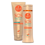  Kit Haskell Sos Verao Shampoo 300 Creme Pré/pós Sol